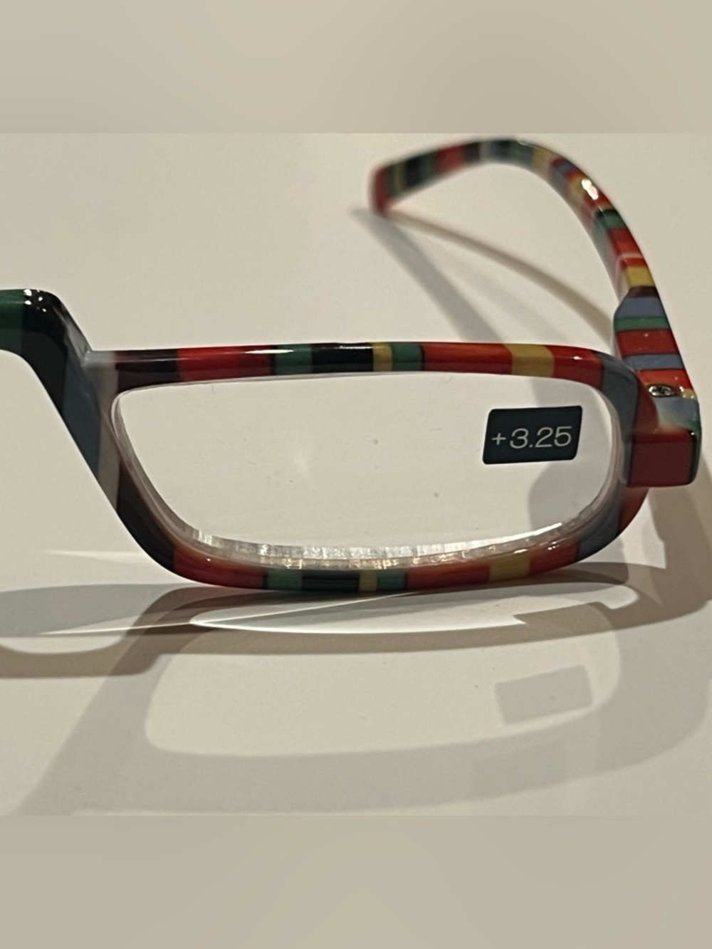 Peepers +3.25 Readers Fruit Stripe Gum Colorful Optical Quality NWT - Picture 6 of 13